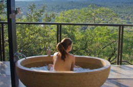 The greatest bathtub ever: The Outpost Lodge