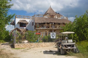 View of the front of Villa Los Mangles