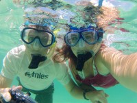 Snorkeling with sea turtles, a dream come true.
