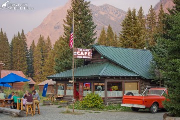 The Log Cabin Cafe pro wolf business in Silver Gate