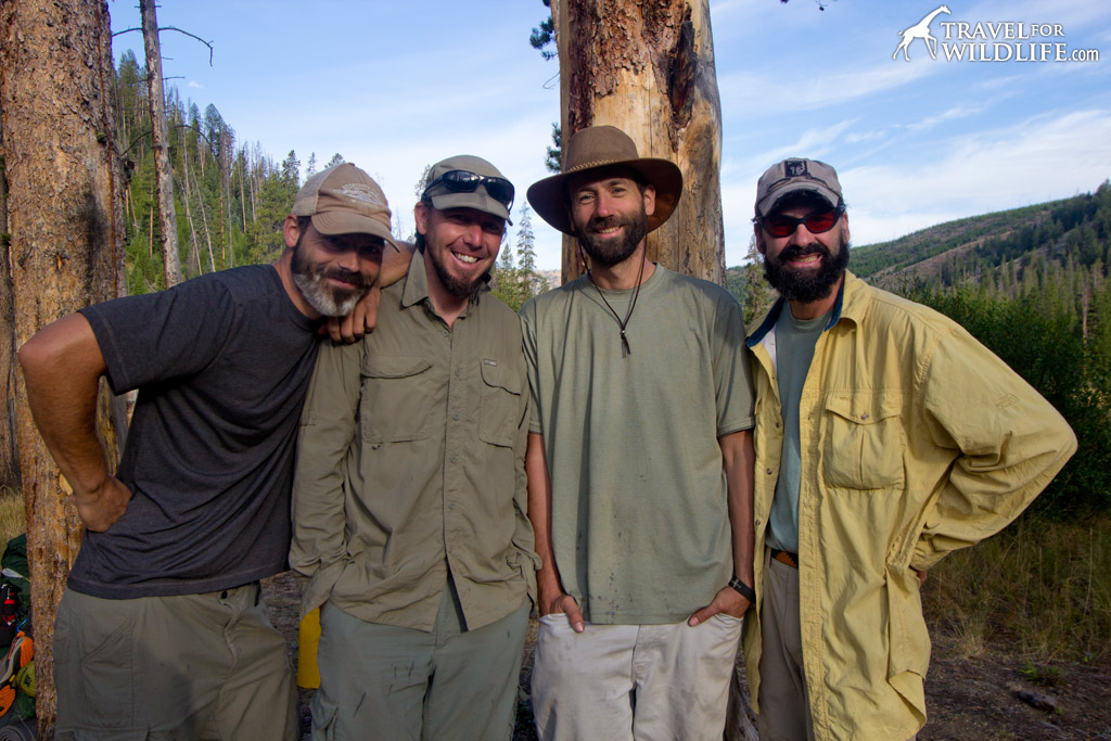 Nathan Varley (far right) and his crew of guides that led us up to the Hoodoos. An awesome group of guys.