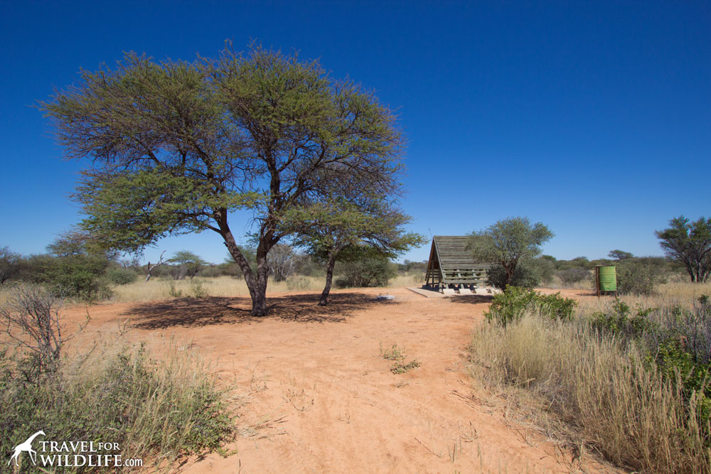 Entrance Gate Campsite 1 (KT-ENT-01) in Mabuasehube, Kgalagadi Transfrontier Park, Botswana