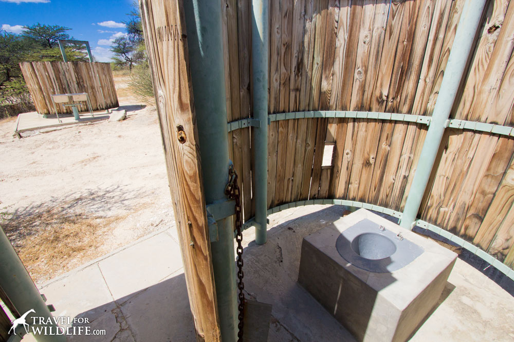 Kalahari spiral toilet enclosure, Khiding 02, Mabusehube, Botswana
