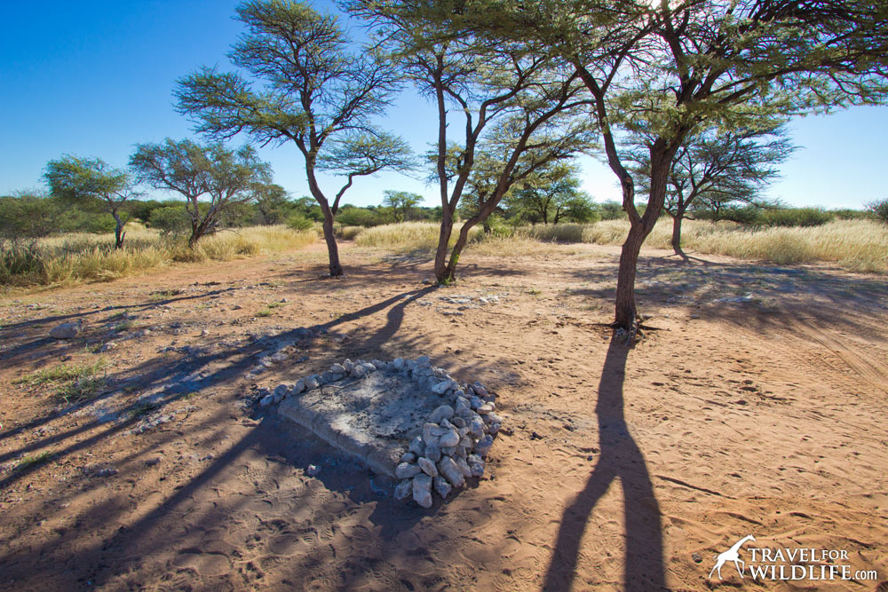 Mabua 1 camp site, Mabausehube, Kalahari camping, Botswana