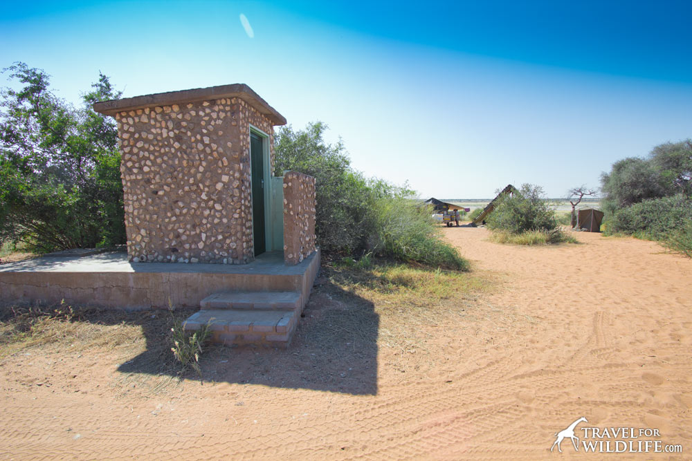 Long drop toilet at Mpaythutlwa site 1
