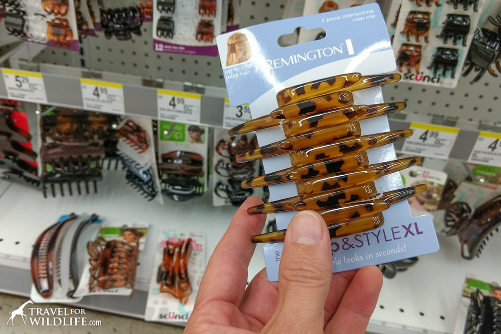 plastic tortoiseshell hair clips in the United States