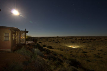 Kalahari Desert at night