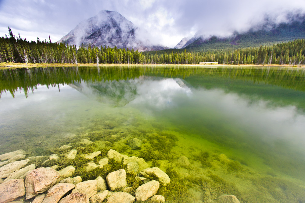 Staying at one of the stunning Canmore cabins will put you just around the corner from scenes like this one in Spray Valley Provincial Park