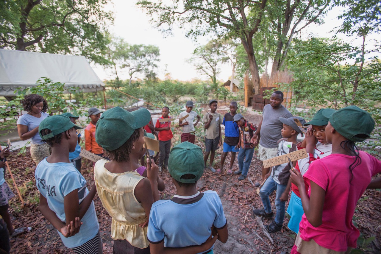 One of the many Children in the Wilderness eco-clubs