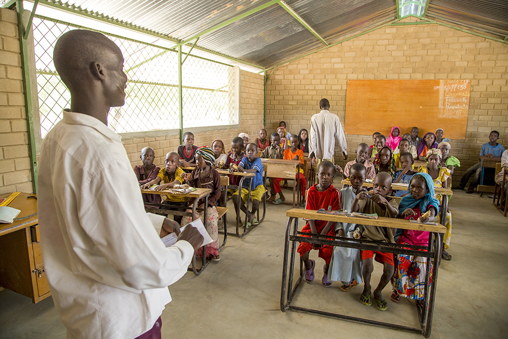 A school in Chad