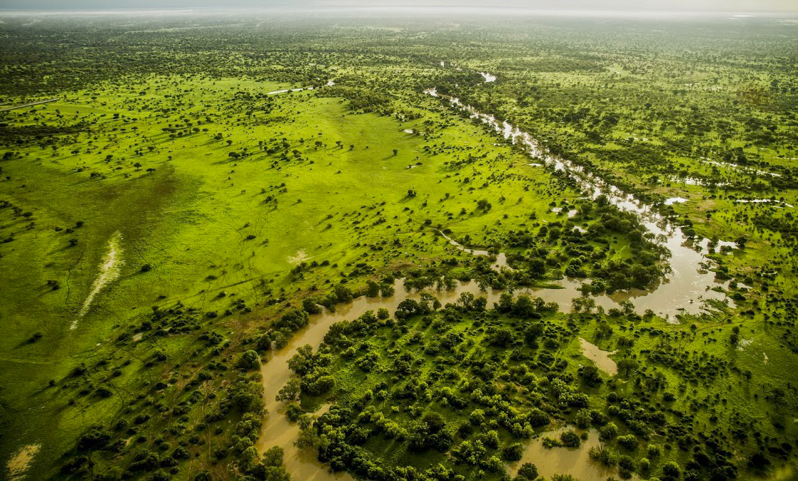 Zakouma from the air