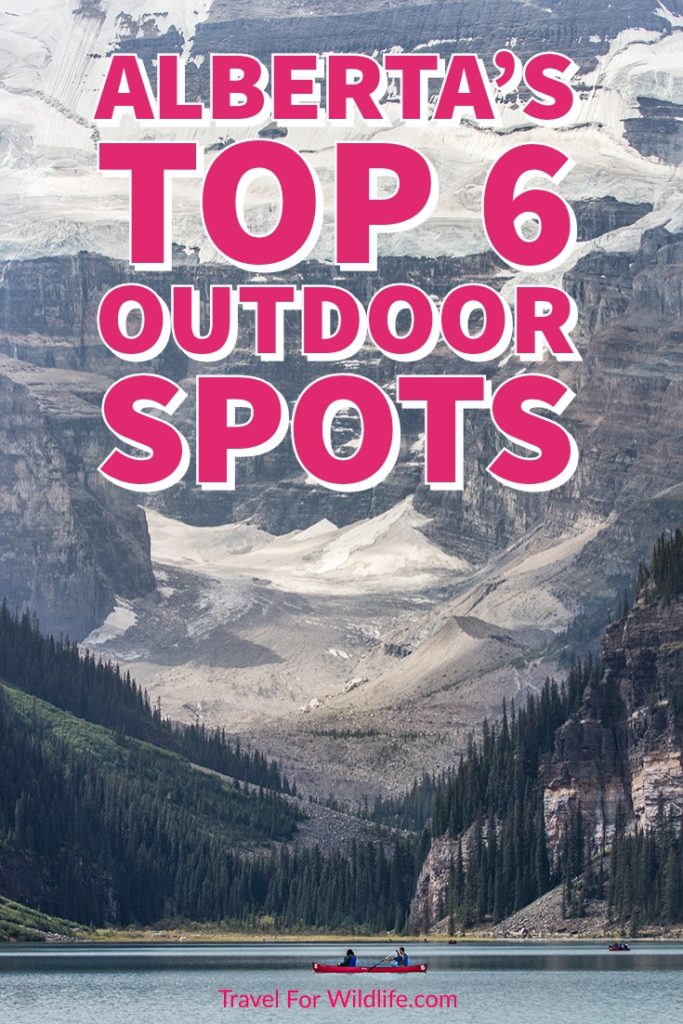 With the beautiful Rockies cutting right through the province of Alberta, no wonder why the best places to visit in Alberta are in the great outdoors. Banff, Lake Louise, Waterton Lakes,... make sure you add these top spots in Alberta to your Canadian road trip! #Alberta #Canada #outdoor