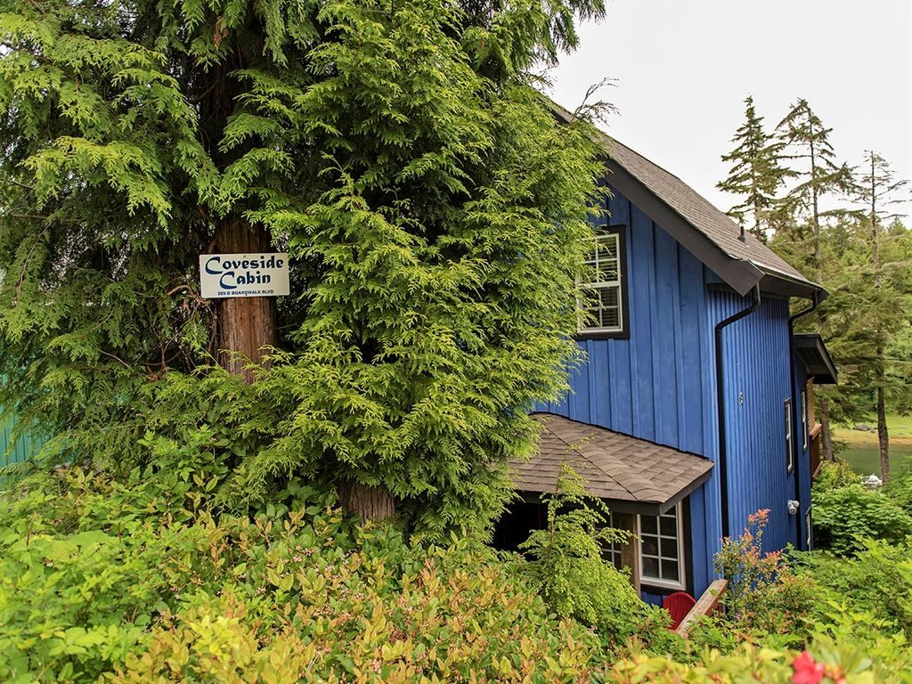 Cabins in Ucluelet with a view