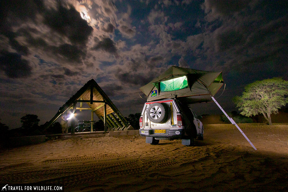 camping at Rooiputs, Kgalagadi