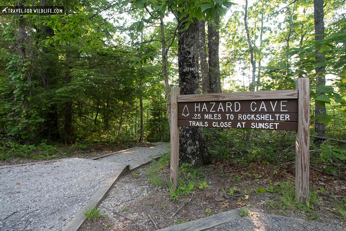 Hazard Cave trailhead