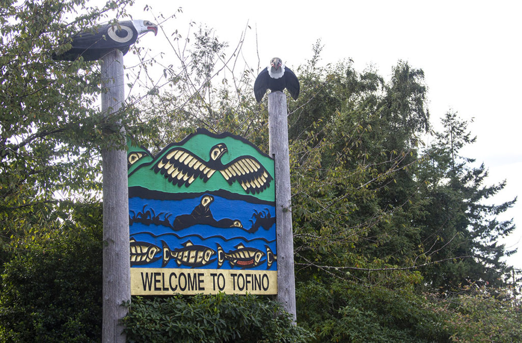 welcome to Tofino sign