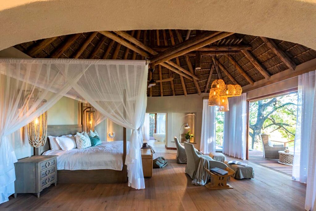 luxury room at Dulini River Lodge