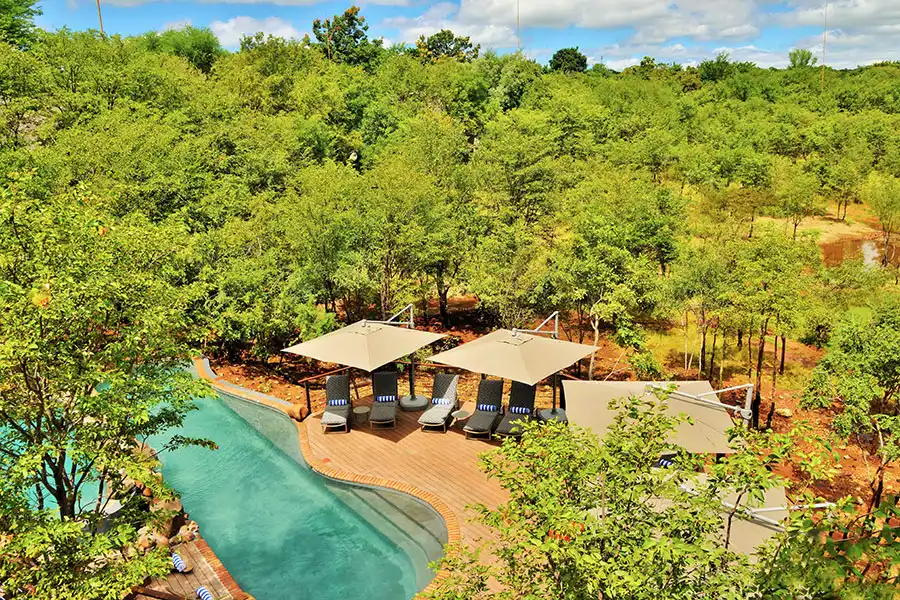 swimming pool in the bush